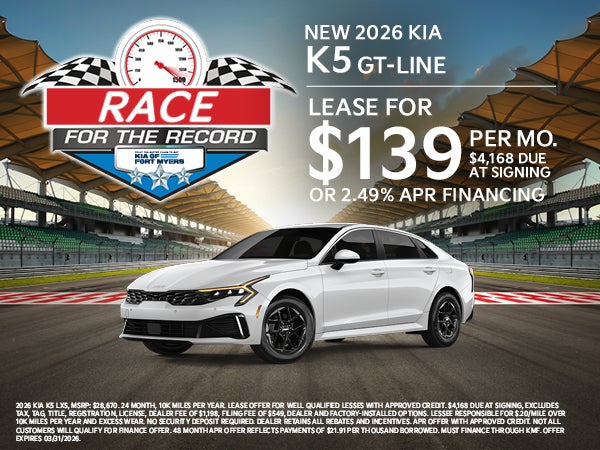 New 2026 Kia K5 GT-LINE